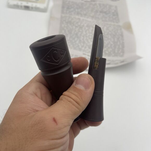 CCC Carlson Championship Calls Brown Duck Call With Lanyard, Tape + Paperwork - Picture 11 of 15